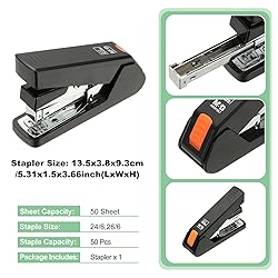 M&G Office Desktop Stapler, 50 Sheet Capacity Basic