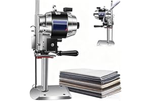 Vertical Fabric Straight Knife Cutter,Electric High Speed Cloth Cutting Machine,with Led Lighting,Automatic Knife Sharpen,for