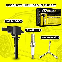 MOAUTO Set of 6 Ignition Coils Pack UF535