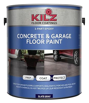Pintura acrílica epoxi para suelos de garaje y concreto Kilz