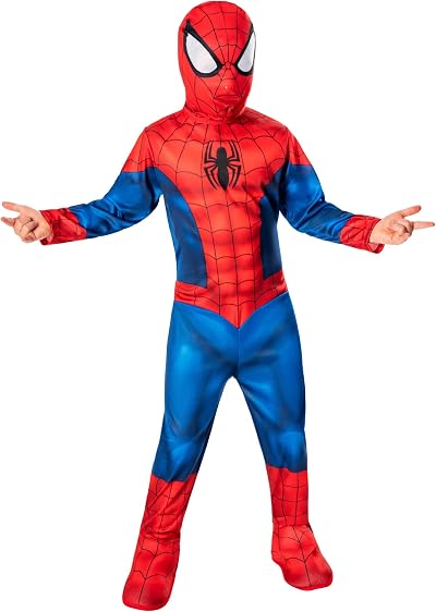 Rubies Spider-Man Flat Chest Classic Child Costume 7-8 Years