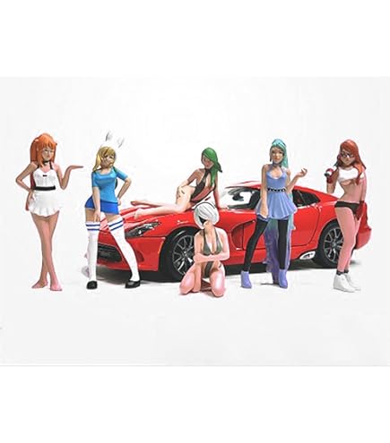 Amazon.com: Hasegawa HFC10 1:24 50's American Girls Figure (Two