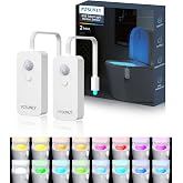 PZSUNLY Toilet Light Motion Sensor,Toilet Bowl Light Bathroom Decor Light | IP65 Waterproof Night Lights,LED Rechargeable,Ins