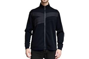 LEADHALO Full Zip Men’s Merino Wool Jackets & Coats for Running Track, Warm Jackets for Men, Mens Zip Up Sweatshirt No Hood