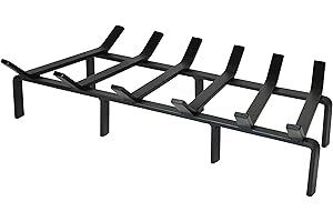 SteelFreak Heavy Duty Steel Fireplace Grate - Made in The USA (27 Inch)