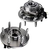 Autoround 515160 4WD Front Wheel Bearing and Hub Assembly Fit for 2014-2020 Chevrolet GMC Cadillac - Tahoe Sierra 1500 Yukon XL Escalade ESV Silverado 1500 XTS Suburban, 6-Lug w/ABS, Set of 2