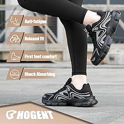 Steel Toe Shoes for Women Men Wide Non Slip
