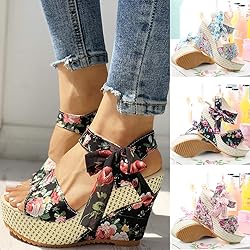 Gibobby Sandals for Women Wedge,Womens Espadrilles