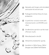 Benatural Essentials Colloidal Silver 300ml 20PPM High pH UK Made view 3