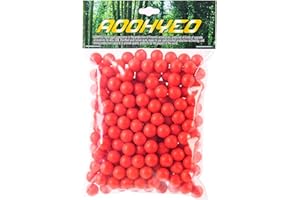 AOOHYEO 250X0.43 Caliber Paintballs - Reusable .43 Cal Rubber Balls for Non-Lethal Outdoor Training Shooting