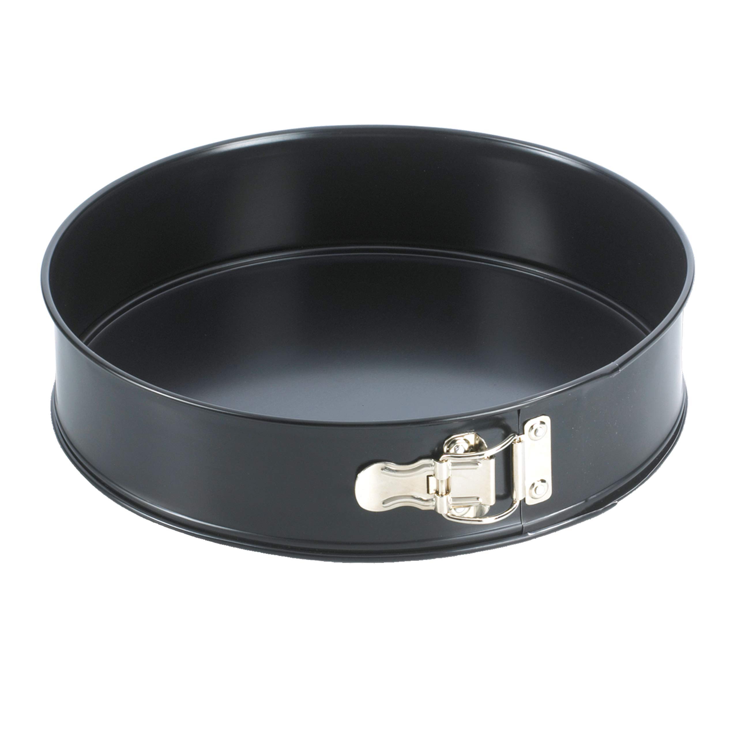 Grizzly Springform Cake Tin with Loose Base - Round Quick Release - Non-Stick 26 cm - Black