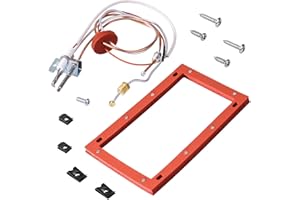 PALPITATEC SP20075 Pilot and Igniter Assembly Replacement Kit for Natural Gas Water Heater Compatible with Rheem, GE