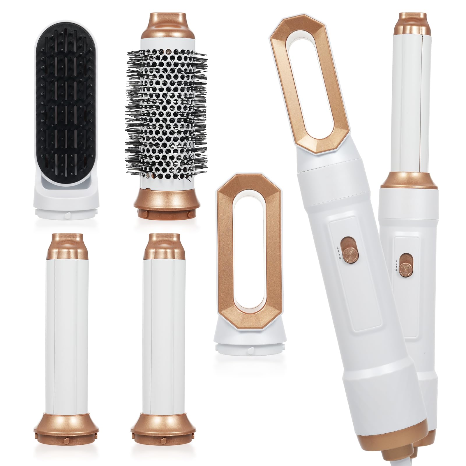 Photo 1 of (incomplete)(parts only) Layhou 5-in-1 Hot Air Comb Home Use Straight Hair Curly Hair Blow Dryer Comb Multi-function Hair Styling Tool