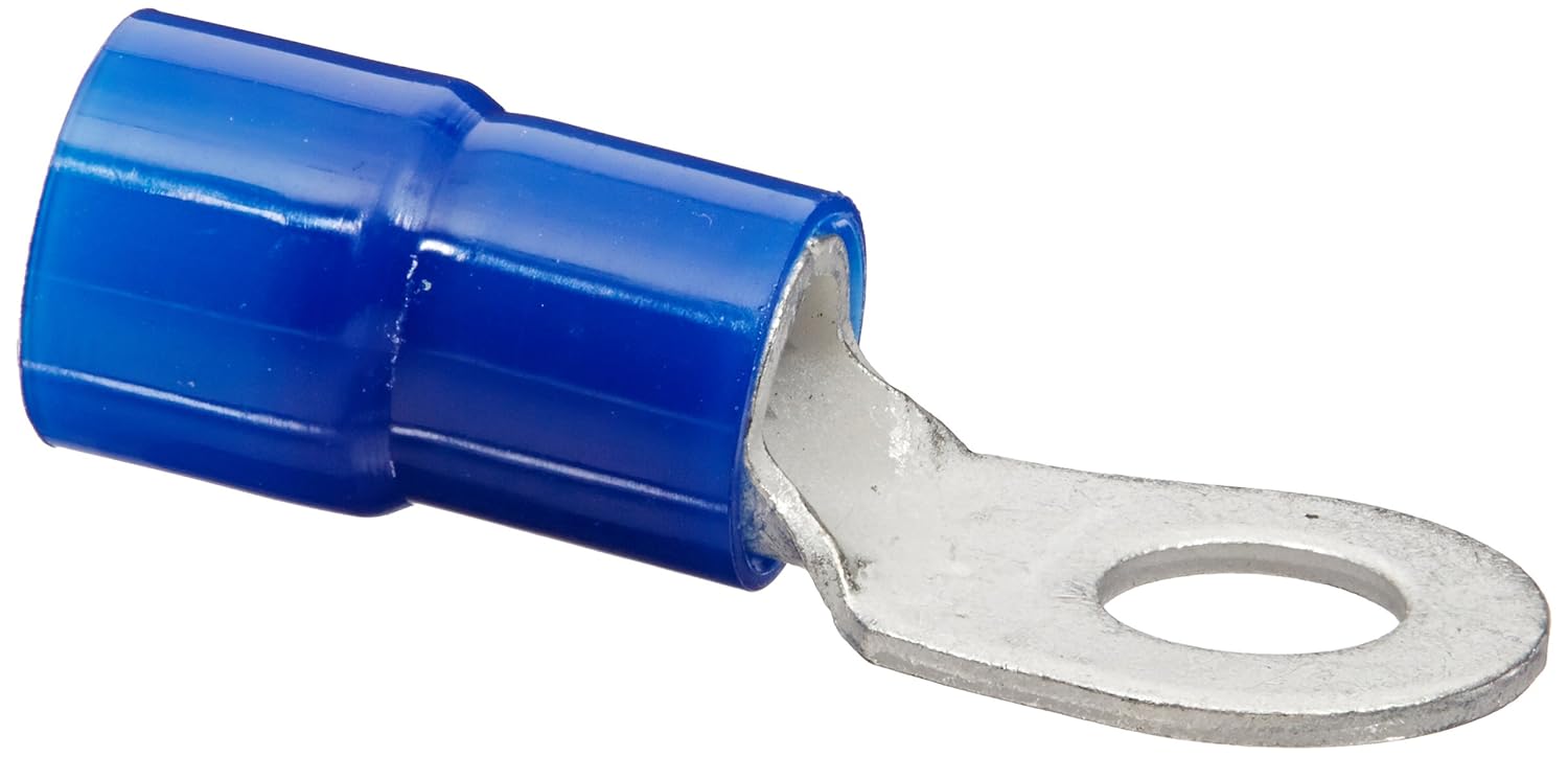0.63 Width Nylon Insulated Ring Terminal 5/16 Stud Size 1.732 Length 6