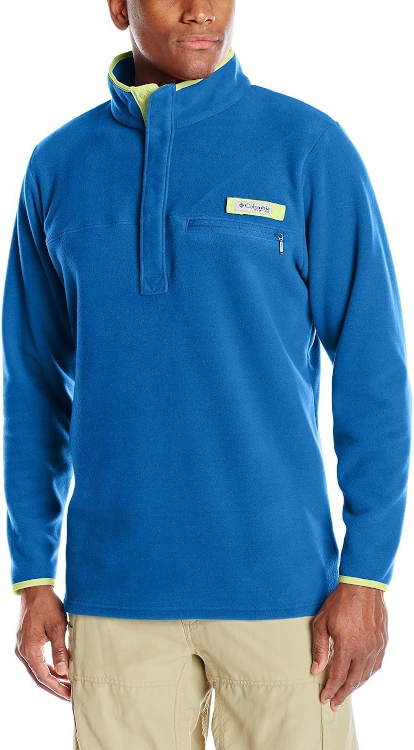 Columbia Sportswear Mens Harborside Fleece Pullover Outdoor Clothing Fleece