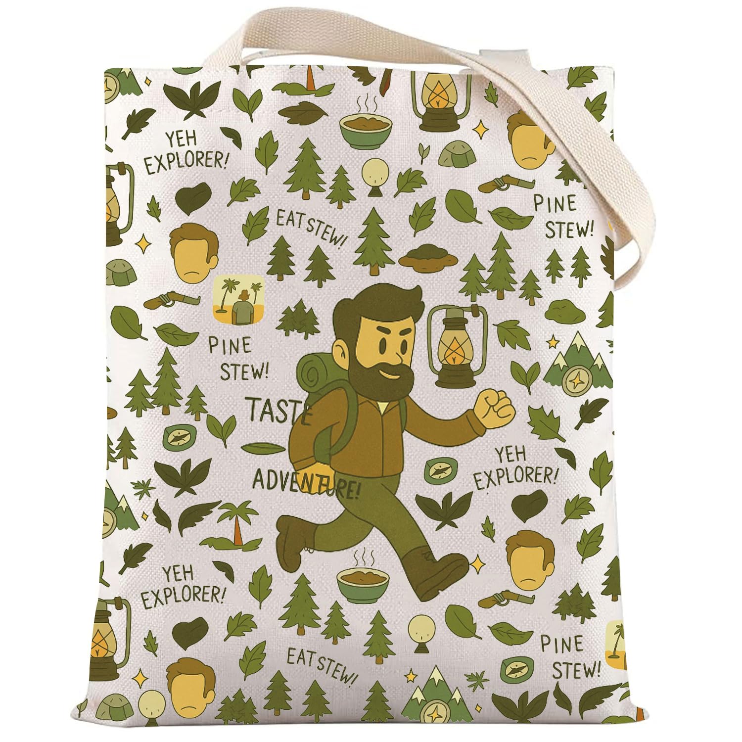 LEVLO Winchester Brothers Tote Bag Dean & Sam & John Fans Gift IDJITS Dean & Sam Shoulder Bag For TV Show Fans, Idjits Tote, M, Tote Bag