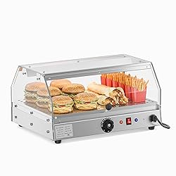 ROVSUN Food Warmer Pizza Warmer Countertop, Food