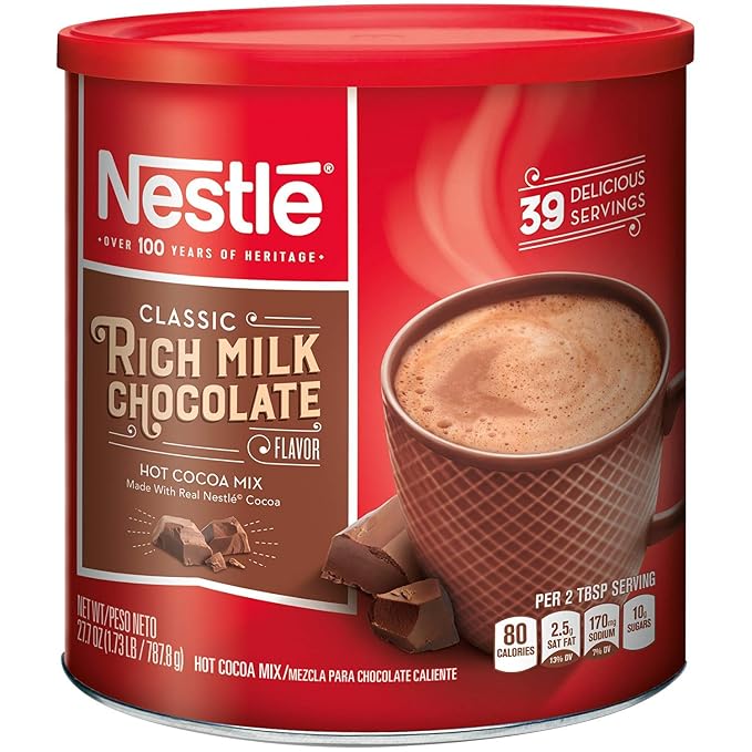 Nestlé Hot Cocoa Mix Rich Chocolate – 0.71oz Packets, 50/Box (NES25485)