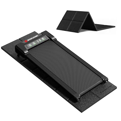 Stepwaver Walking Pad Mat for Carpet Floor, 68"x24", Treamill Mat for Hardwood Floors, High Density, 1/3 Thickness, Folable, Floor Protection for Bike, Elliptical, Treadmill