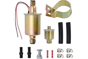 EATAKWARD E8012S 12V Universal Electric Fuel Pump Micro Electric Fuel Pump Inline Low Pressure Pump 5-9 PSI, 30 GPH for Gas D