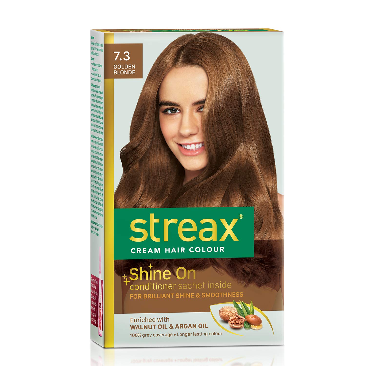 Streax Cream Hair Colour For Women Men Enriched With Walnut