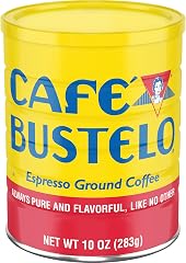 Café Bustelo Espresso Style Dark Roast Ground Coffee, 10 Oz. Can | Packaging May Vary
