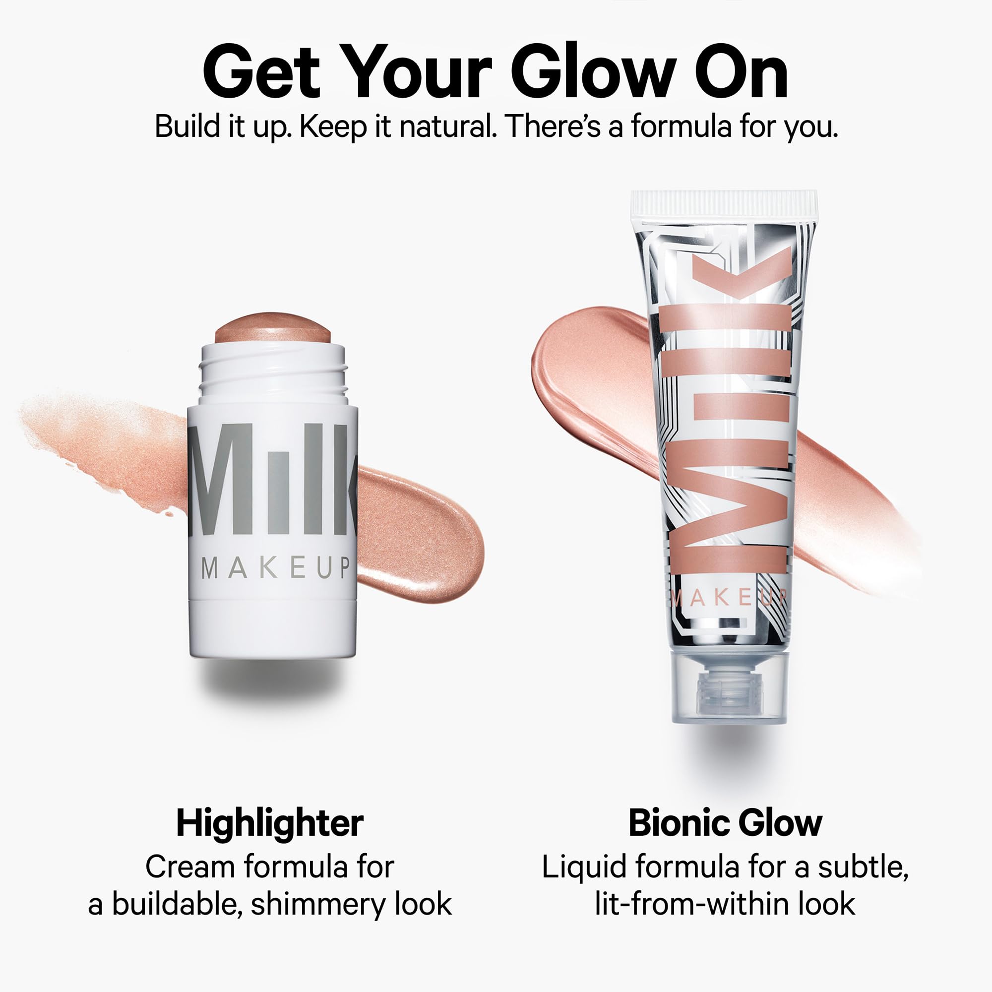 Milk Makeup Highlighter – Cream Highlighter Stick for Face + Body with Radiant, Shimmery Glow – Buildable, Blendable, Vegan Formula for All Skin Types