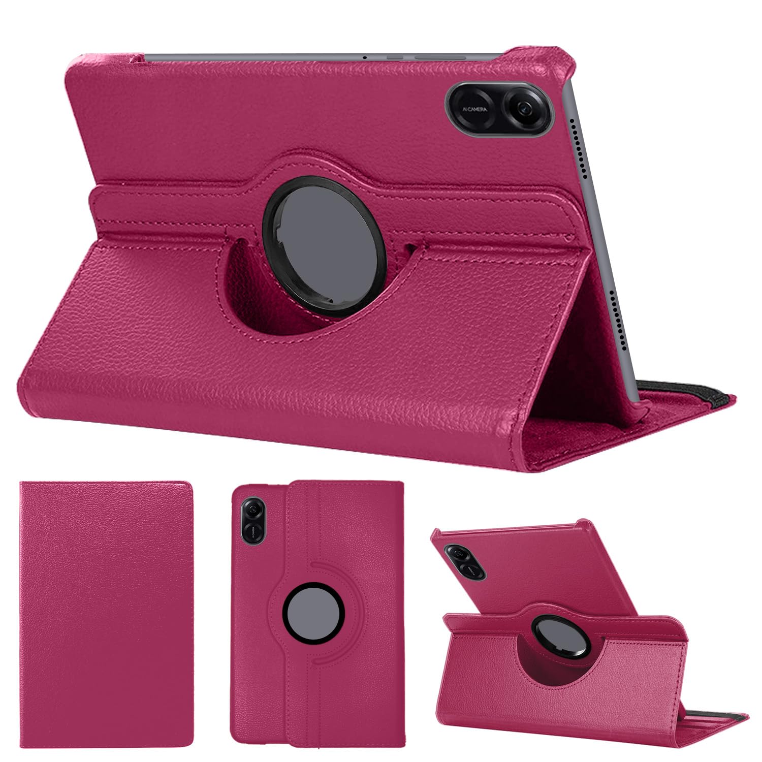 SWEIMEN Case for Honor Pad X8 Pro/Honor Pad X9 11.5 Inch Tablet, PU Leather Case 360° Rotatable Multi-Angle Protection Stand Protective Case
