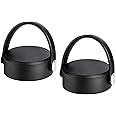 Prurex Lid for Hydro Flask12 16 18 20 32 40 64oz Wide Mouth Bottle, Replacement lid for Thermoflask,Iron Flask,Takeya and More 2.28" Wide Mouth Bottles