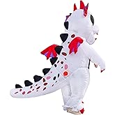 JYZCOS Winged Flying Inflatable Dinosaur Costume Men Adult Size Blow Up Halloween Suit Unisex Suitable