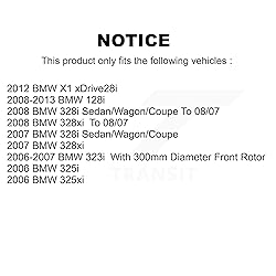SIM Front Rear Semi-Metallic Brake Pads Kit