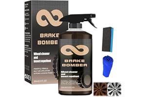 ZEXILILA 300ML Brake Bomber Cleaner Powerful Non-Acid Wheel Cleaner,Perfect for Cleaning Wheels and Tires, Rim Cleaner & Brake Dust Remover, Safe on Alloy, Chrome, and Painted Wheels