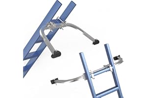 FRTZAL Ladder Stabilizer,Extended Ladder Stabilizer,Ladder Extension Accessory for Roof Gutter, Ladder Stabilizer for Roof Wing Span/Wall Ladder Standoff, Wheel Heavy Duty Steel Ladder Roof Hook