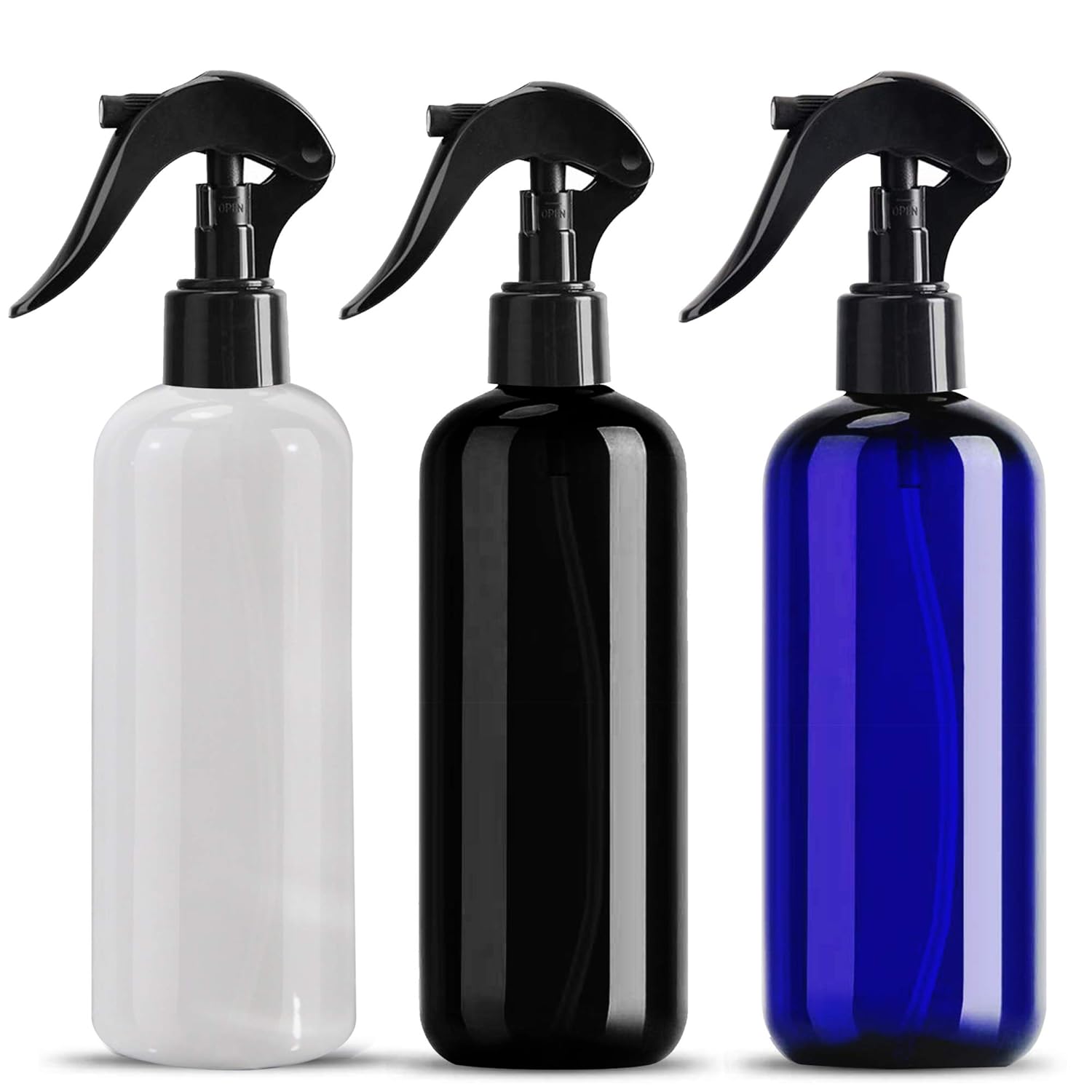 Plastic Spray Bottles, Safe and Reliable 500 ml Spraying Bottle, Commercial Household Empty Water Sprayer Cleaning Solutions For Home, Health, Beauty, Kitchen, Bathroom, Garden(3Pack, 3 Colors, 16 Oz): Industrial & Scientific
