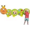 LEARNING ADVANTAGE Caterpillar Activity Wall Panels - Ages 18m+ - Montessori Sensory Wall Toy - 6 Activities - Busy Board - T