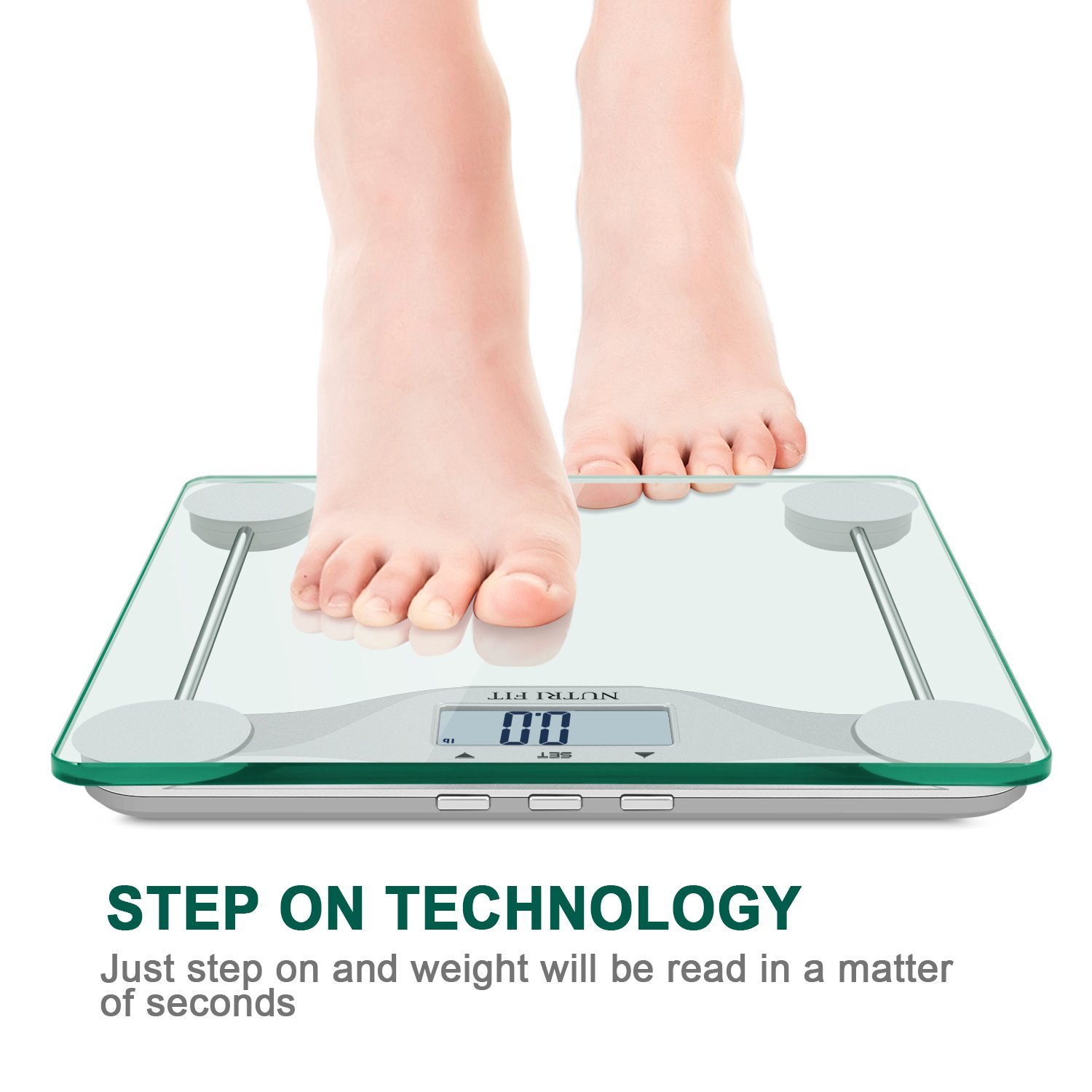 Maßband Schwarz CAMRY Digitale Personenwaage Waage Körperwaage mit