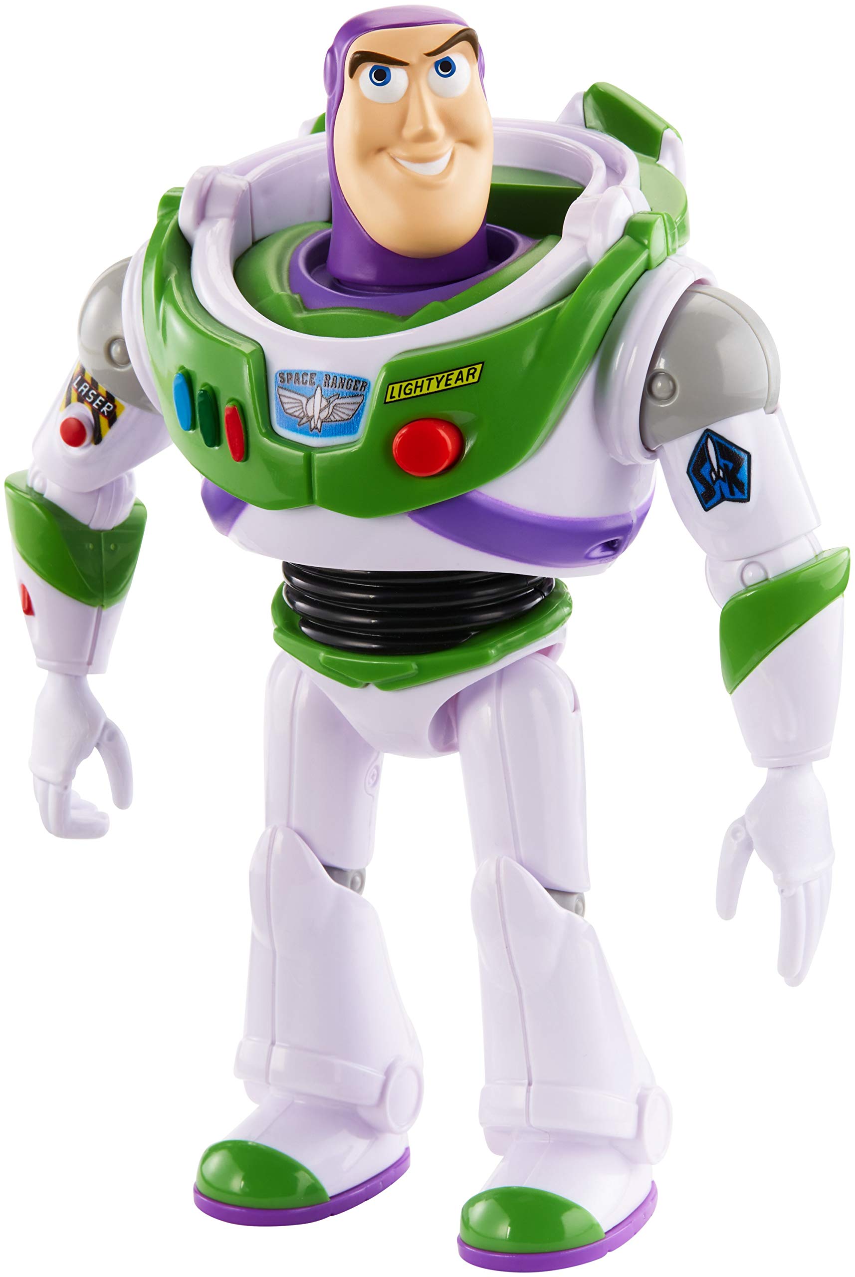 Toy Story - Disney Pixar Buzz Lightyear Articulated Talking Character Character 18 cm, Toy for 3+ Years Old, GFR23, Italian Language