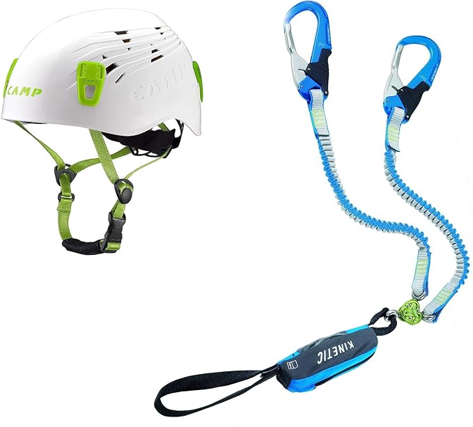 Camp Klettersteigset Gyro Rewind Pro + Helm Titan White 4856cm Amazon.de Sport & Freizeit