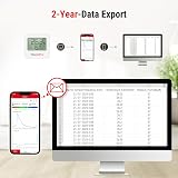 ThermoPro TP357 Bluetooth Hygrometer Mini Room Thermometer with Alerts view 7