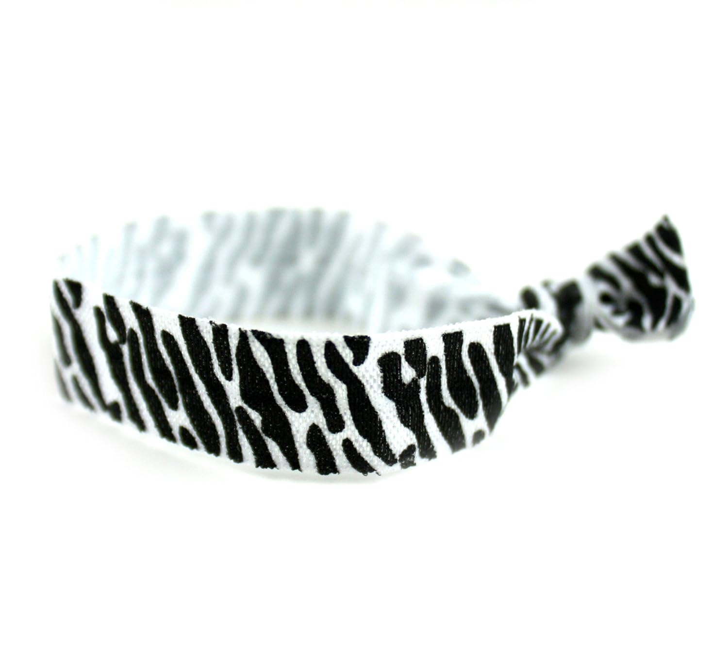 Amazon Com One Up Bands Women S Zebra Craze Hair Tie One Size