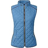 NE PEOPLE Womens Lightweight Quilted Padding Zip Up Vest Gilet(S-3XL)