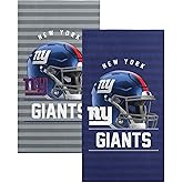 Northwest NFL New York Giants 2-Pack Beach Towel Set, 30" x 60" Each, Standard, Team Colors