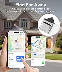 Ultra-Thin Air Tag Wallet Tracker Card 0.07in IP68