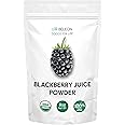 Organic Blackberry Powder, Pure All Natural Blackberry Powder for Baking, Flavoring, Smoothies, Beverage, 8 oz