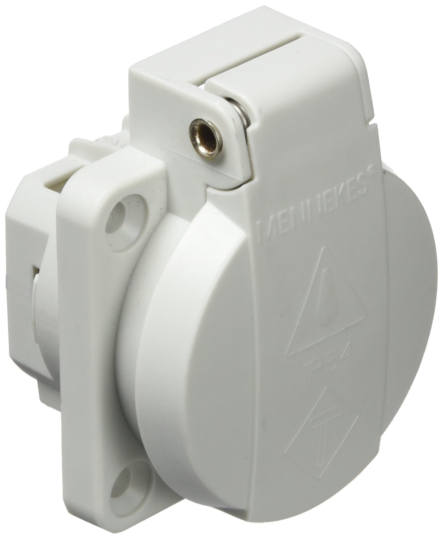 Mennekes 101700018 Bases SCHUKO Borna Fast 16 a/230 V, Outlets SCHUKO, IP 54 Degree of Protection, grey