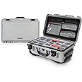 NANUK 935 Pro Photo Kit – Waterproof Travel Camera Hard Case with Padded Dividers and Wheels, 22” x 14” x 9” - Dustproof and Impact Resistant, Airline Carry-On Approved – Silver
