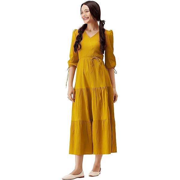 BCBG New York Women's Sleeveless Halter Neck Tiered Maxi Dress