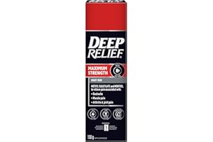 Deep Relief Maximum Strength Heat Pain Relief Rub, Relieve Sore Muscles and Joints, 100g, (Pack of 1)