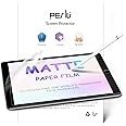 Peslv 2 Pack Like Paper Screen Protector for iPad 9th/8th/7th (10.2-Inch, 2021-2019), Matte Anti Glare PET Film/Blue Light Filter Eye Protection Cover/Drawing & Writing Feel Like on Paper