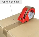 BOMEI PACK Brown Packing Tape 3 Rolls + Dispenser 48mm x 66m 48mic view 8